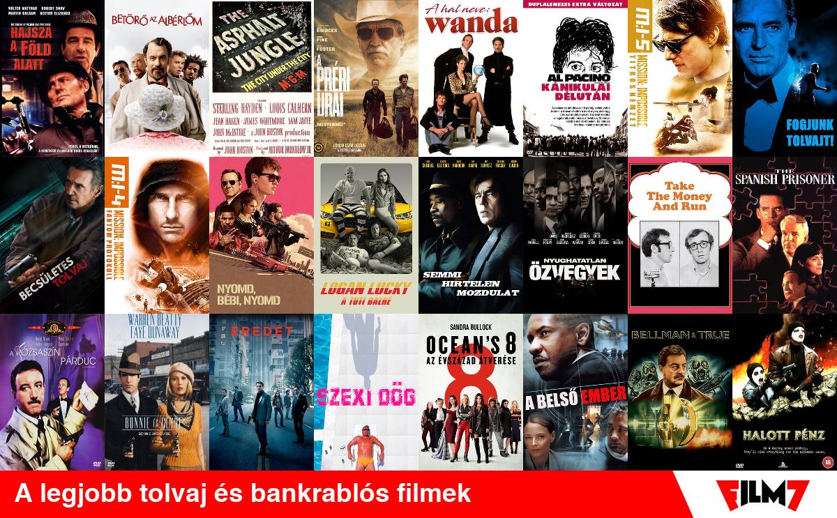 A legjobb tolvajos és bankrablós filmek