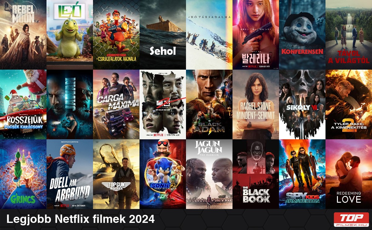 Legjobb Netflix filmek 2024