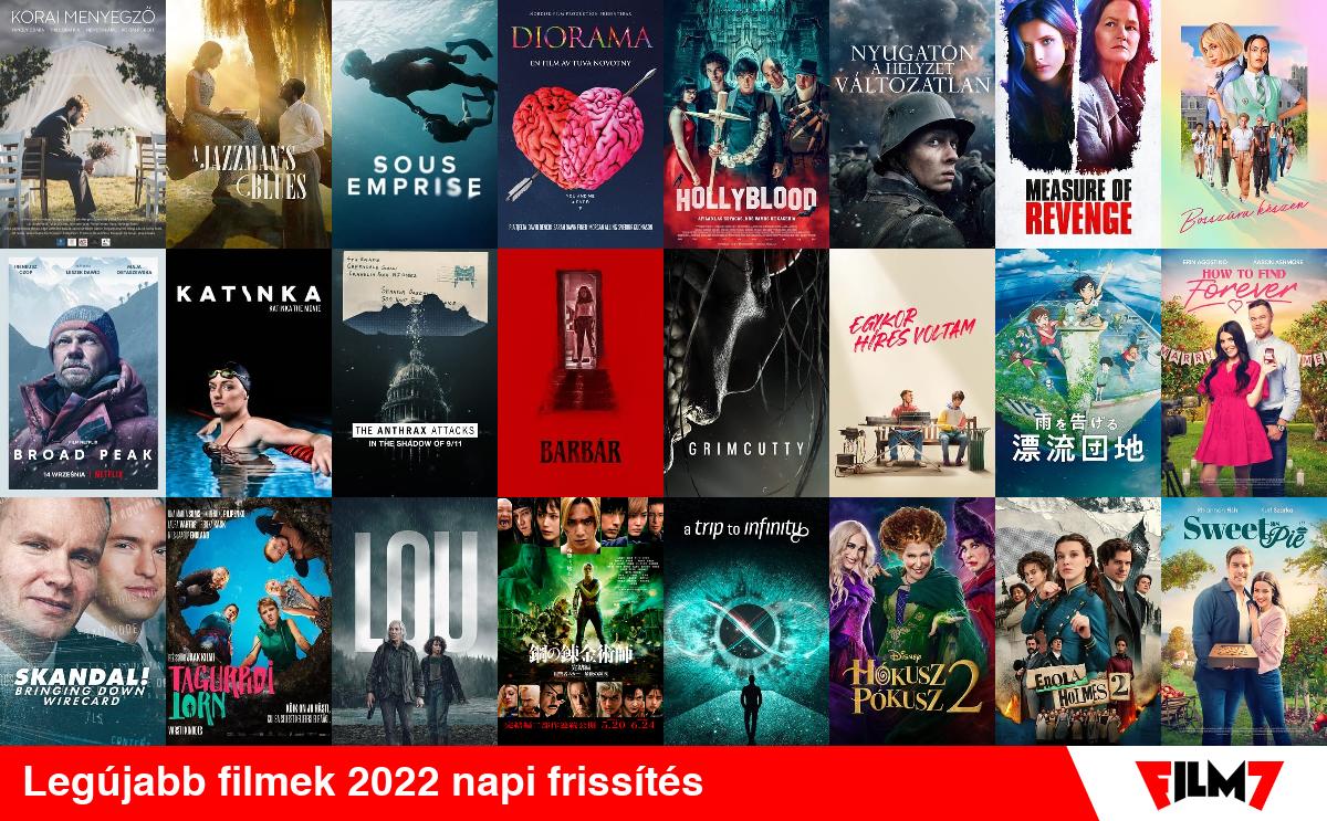 Legújabb filmek 2022 napi frissítés