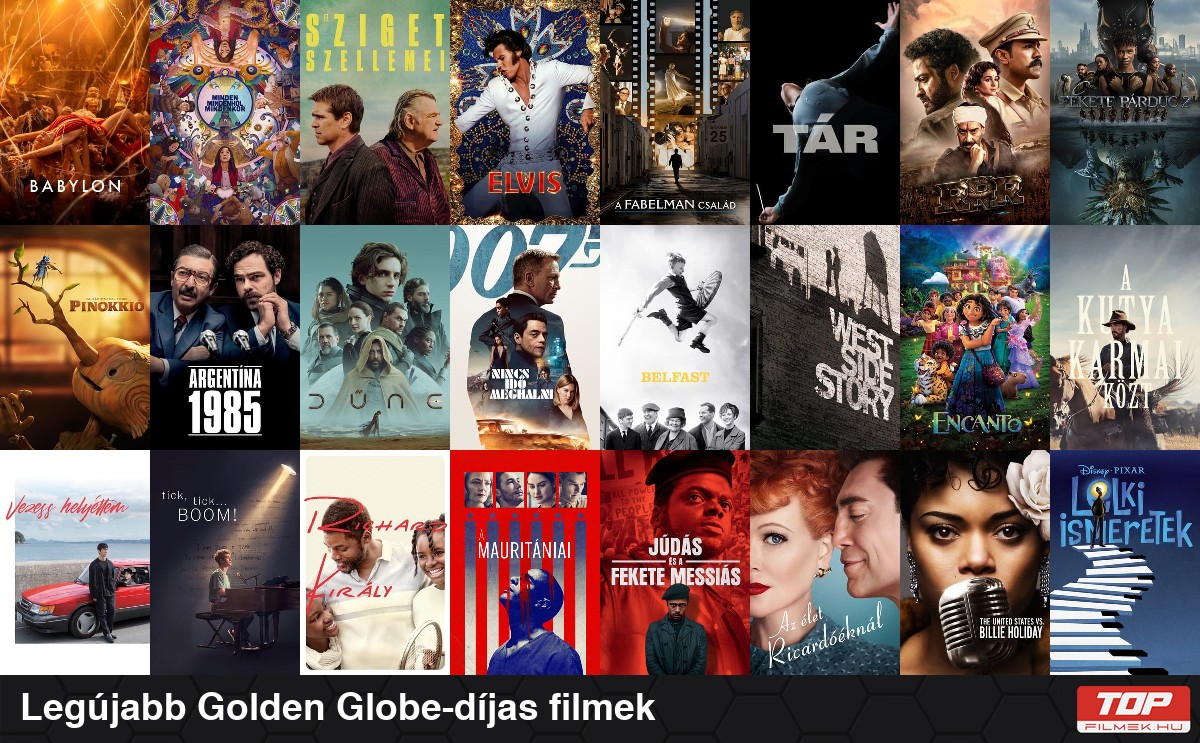 Legújabb Golden Globe-díjas filmek