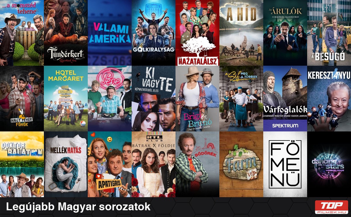 Legújabb magyar sorozatok